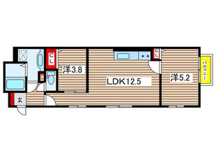 セジュール藤ノ木の物件間取画像